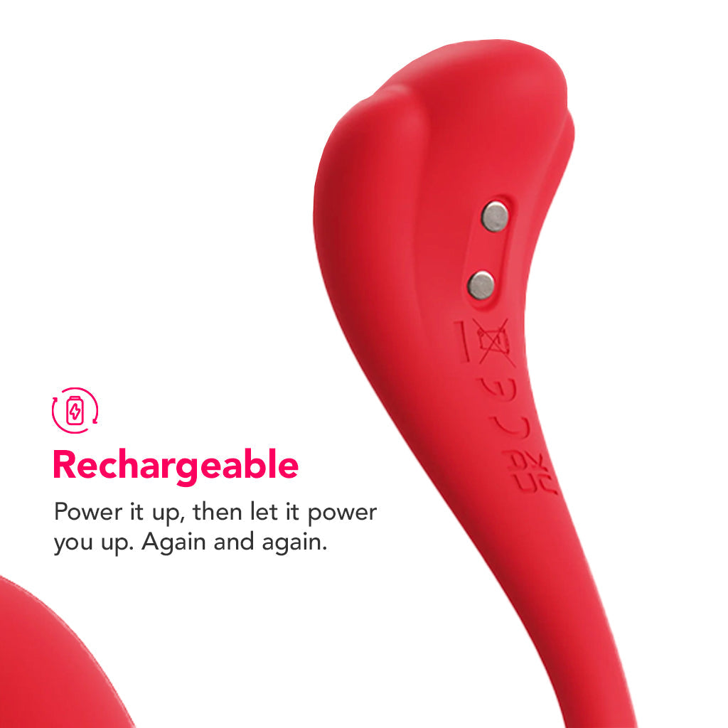 Phoenix Neo 2 App Controlled Vibe in Red - Tophatter's Adult Products Vibrators > Bullet and Egg Vibrators - Tophatter Daily Deals