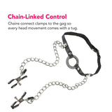 Fetish Fantasy Ltd O-Ring Gag & Nipple Clamps Bondage and Fetish > Nipple Stimulators & Clamps - Tophatter Daily Deals