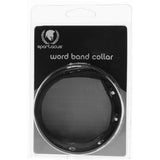 Daddy's Girl Leather Word Band Collar Bondage and Fetish > Leashes and Collars - Tophatter Daily Deals