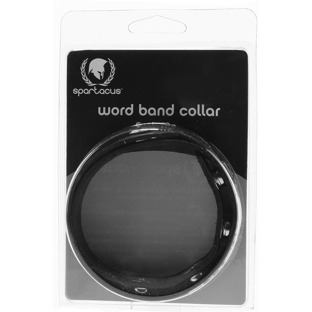 Daddy's Girl Leather Word Band Collar Bondage and Fetish > Leashes and Collars - Tophatter Daily Deals
