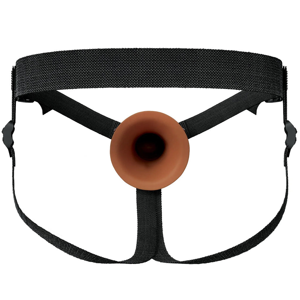 Fantasy X-tensions Elite 5 Inch Hollow Strap-On in Brown Dildo Sex Toys > Strap-On and Harnesses - Tophatter Daily Deals