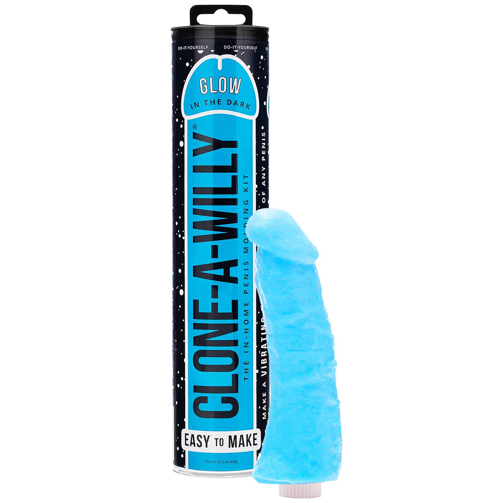 Clone-A-Willy Glow in the Dark in Blue Dildo Sex Toys > Realistic Dildos - Tophatter Daily Deals