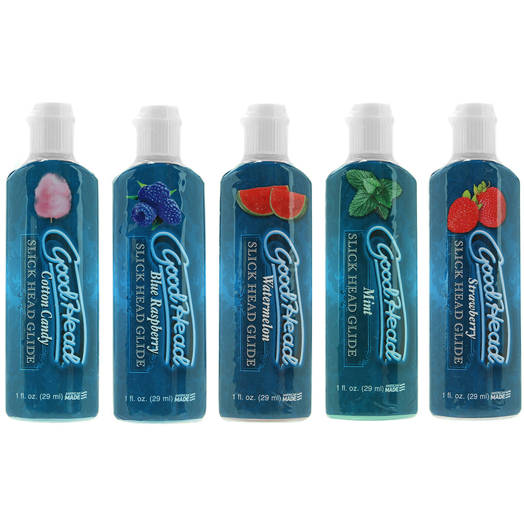 GoodHead Slick Head Glide 5 Pack in 1oz x5 - Tophatter's Adult Products Lubes and Lotions > Flavored Sex Lubes - Tophatter Daily Deals