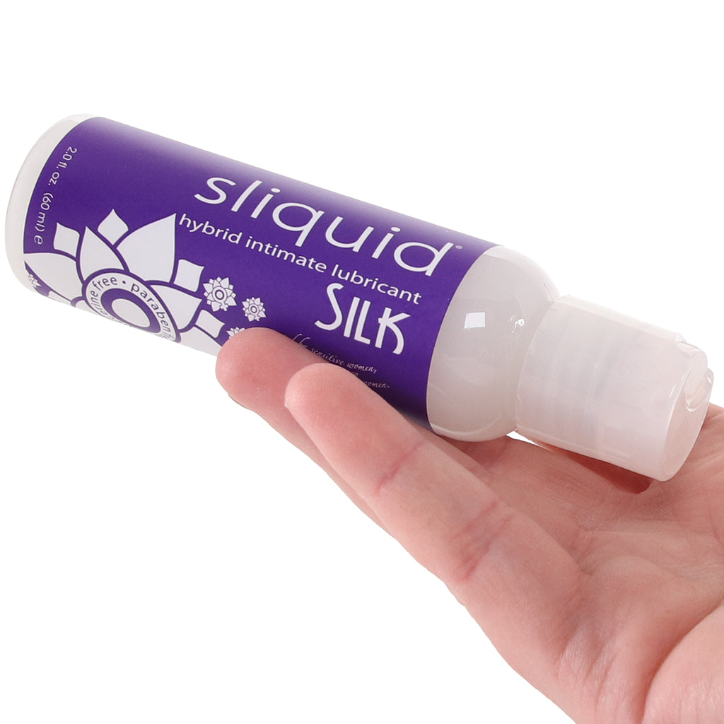 Silk Hybrid Intimate Lubricant in 2oz/60 ml - Tophatter's Adult Products Lubes and Lotions > Hybrid Lubricants - Tophatter Daily Deals