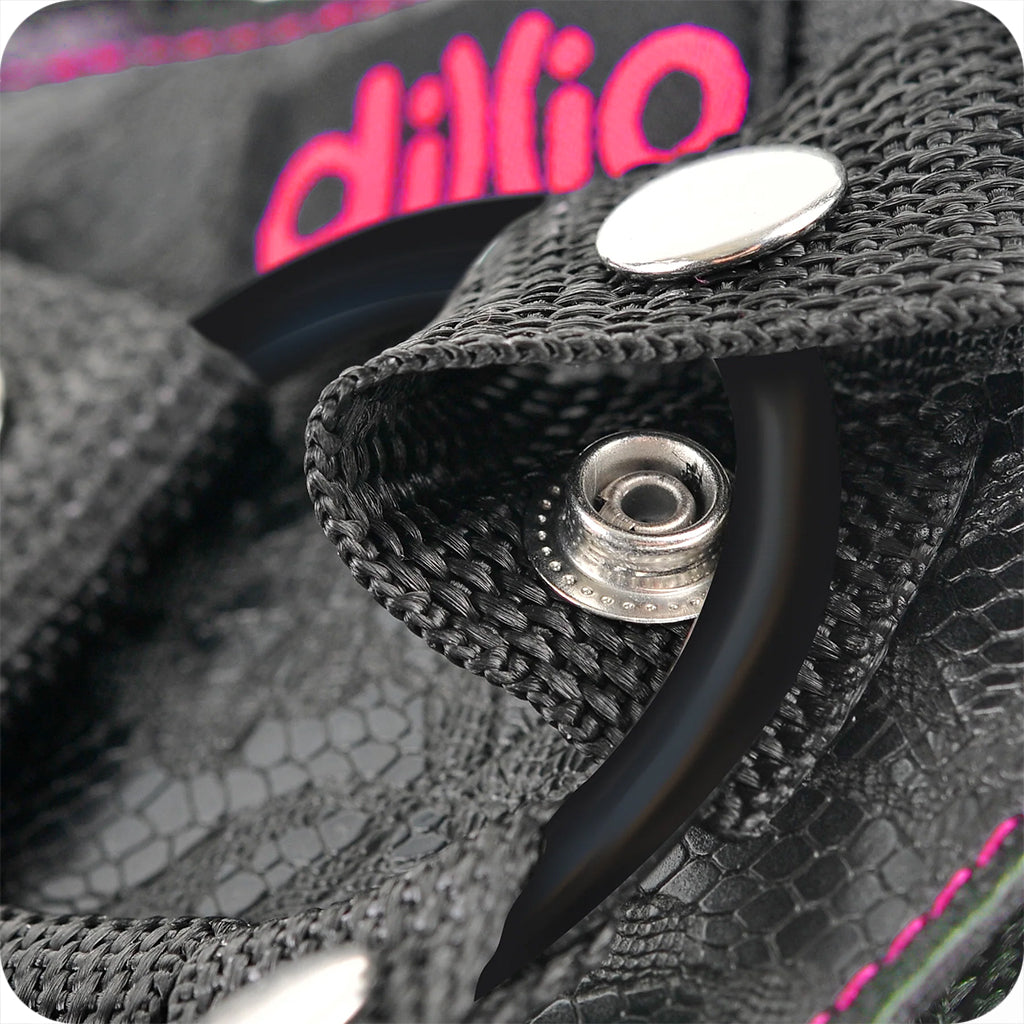 Dillio 6 Inch Strap-On Suspender Harness Set in Pink Dildo Sex Toys > Strap-On and Harnesses - Tophatter Daily Deals