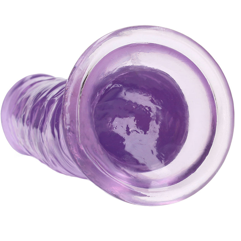 RealRock Crystal Clear Jelly 11 Inch Dildo in Purple Dildo Sex Toys > Realistic Dildos - Tophatter Daily Deals