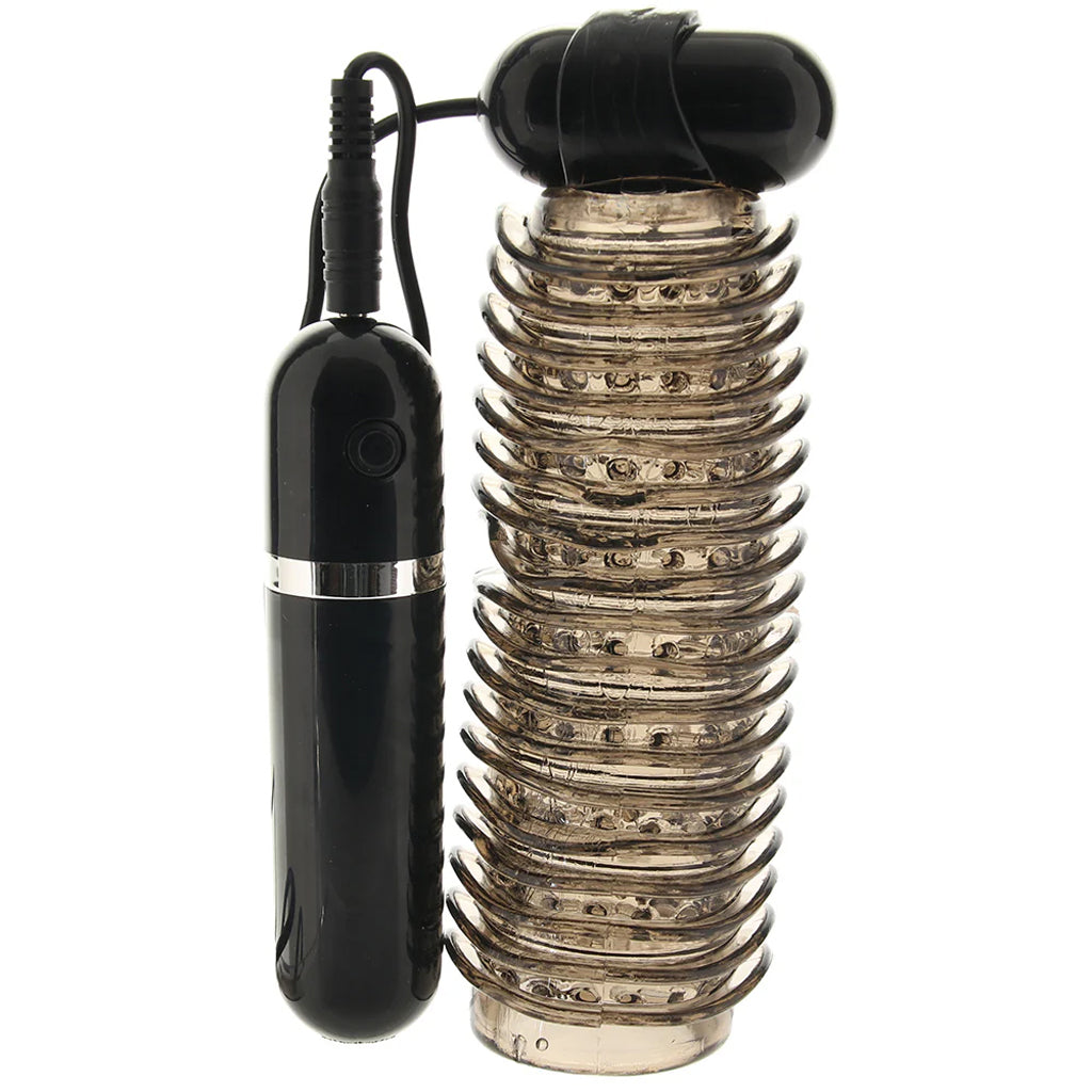 Colt 10 Function Textured Vibrating Stroker in Smoke - Tophatter's Adult Products Male Masturbators > Vibrating - Tophatter Daily Deals