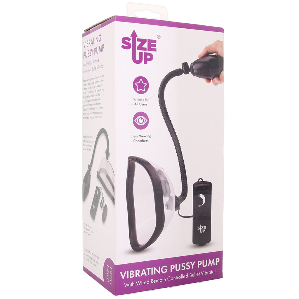 Size Up Vibrating Pussy Pump - Tophatter's Vibrator Deals Online Vibrators > Clitoral Suction & Stimulation - Tophatter Daily Deals