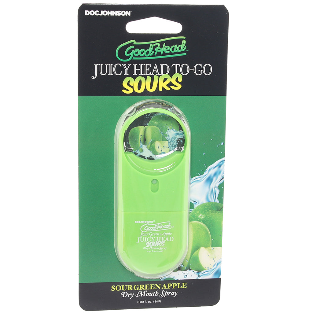 GoodHead Juicy Head Sours Mouth Spray To-Go in Green Apple Lubes and Lotions > Flavored Sex Lubes - Tophatter Daily Deals