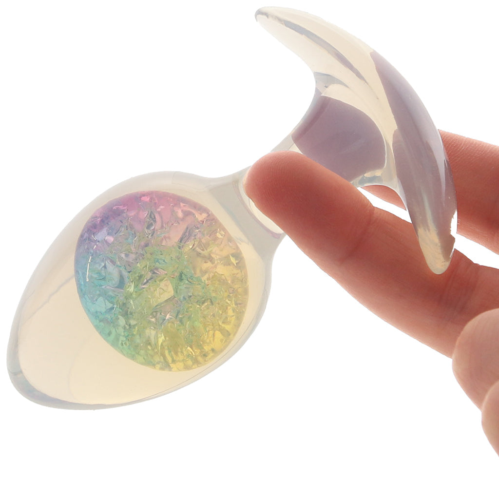 Glams Cosmic Rainbow Butt Plug in Medium Anal Sex Toys > Butt Plugs - Tophatter Daily Deals