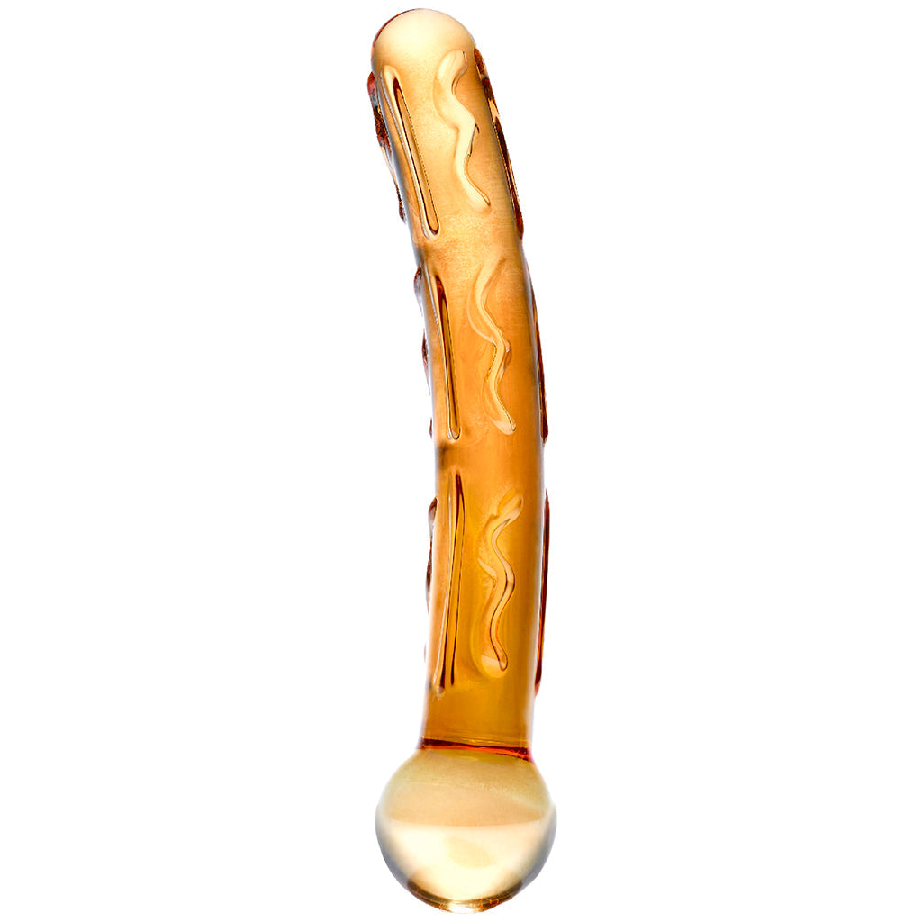 gläs Orange Tickler Glass Dildo - Tophatter's Adult Sex Toys Online Dildo Sex Toys > Pyrex Glass Dildos - Tophatter Daily Deals