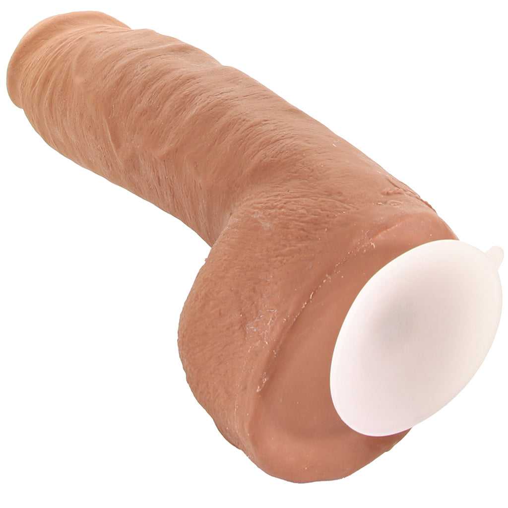 The Realistic Hung 12 Inch Cock with Balls in Caramel - Tophatter's Adult Sex Toys Online Dildo Sex Toys > Realistic Dildos - Tophatter Daily Deals