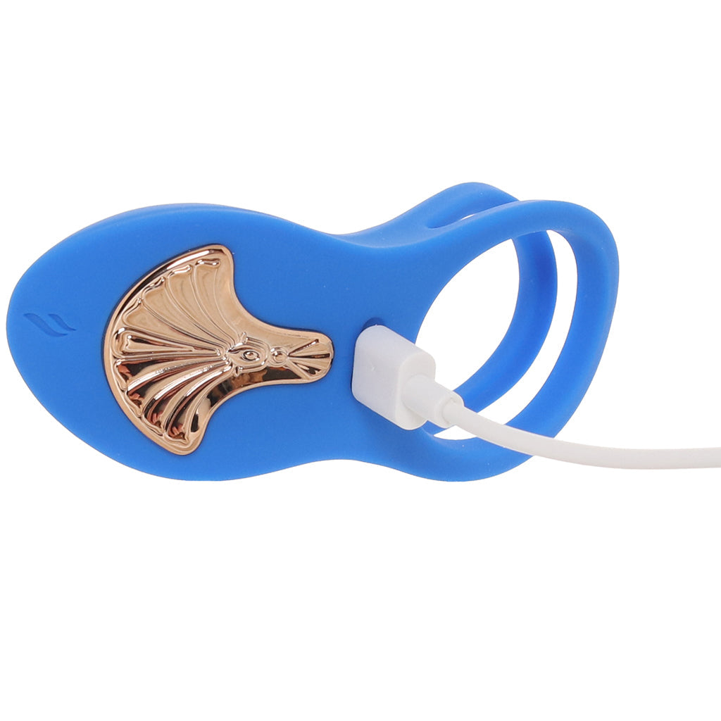 Gold Glam Vibrating Cock Ring Cock Rings - Tophatter Daily Deals