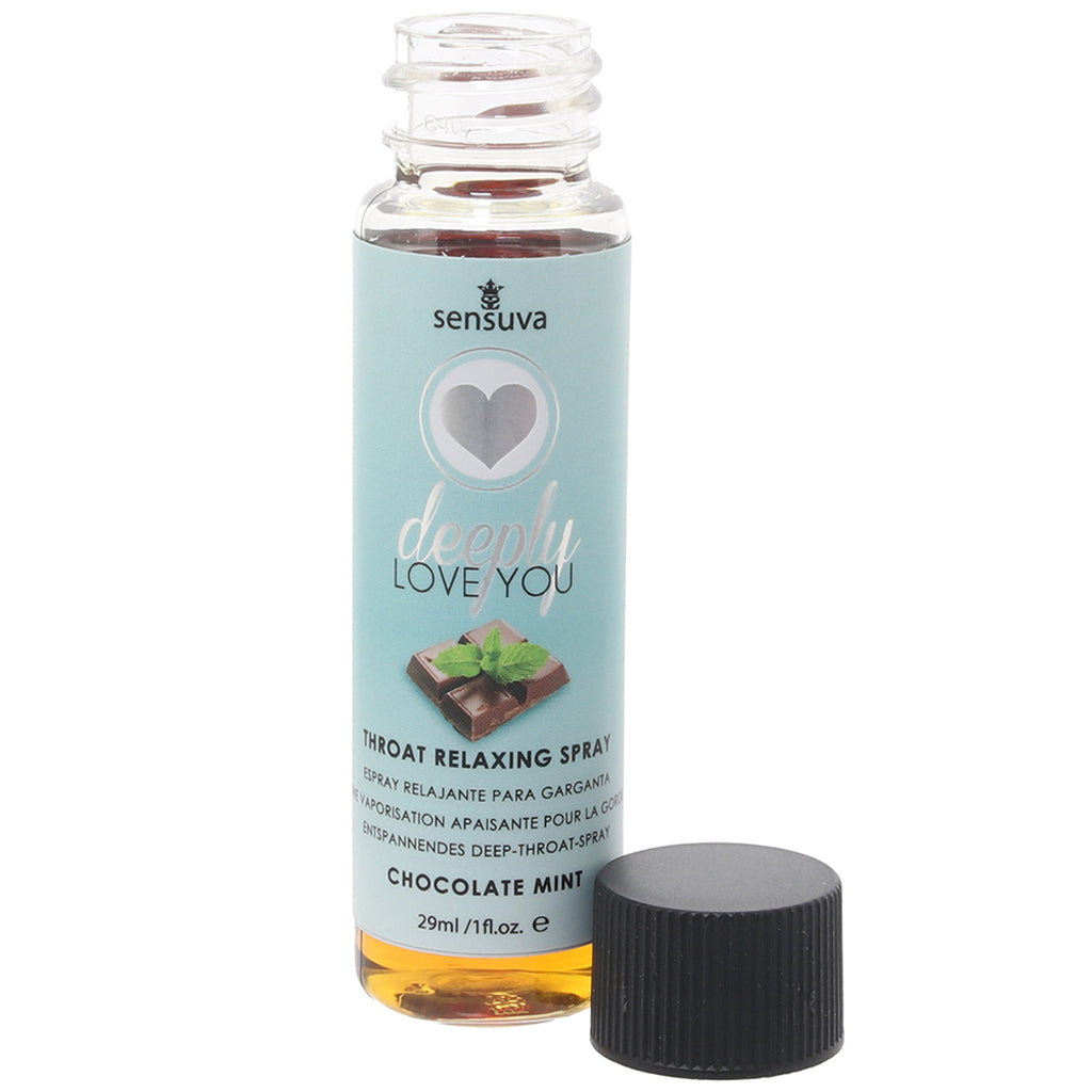 Deeply Love You Throat Relaxer 1oz/29ml in Chocolate Mint Lubes and Lotions > Sexual Stimulants - Tophatter Daily Deals