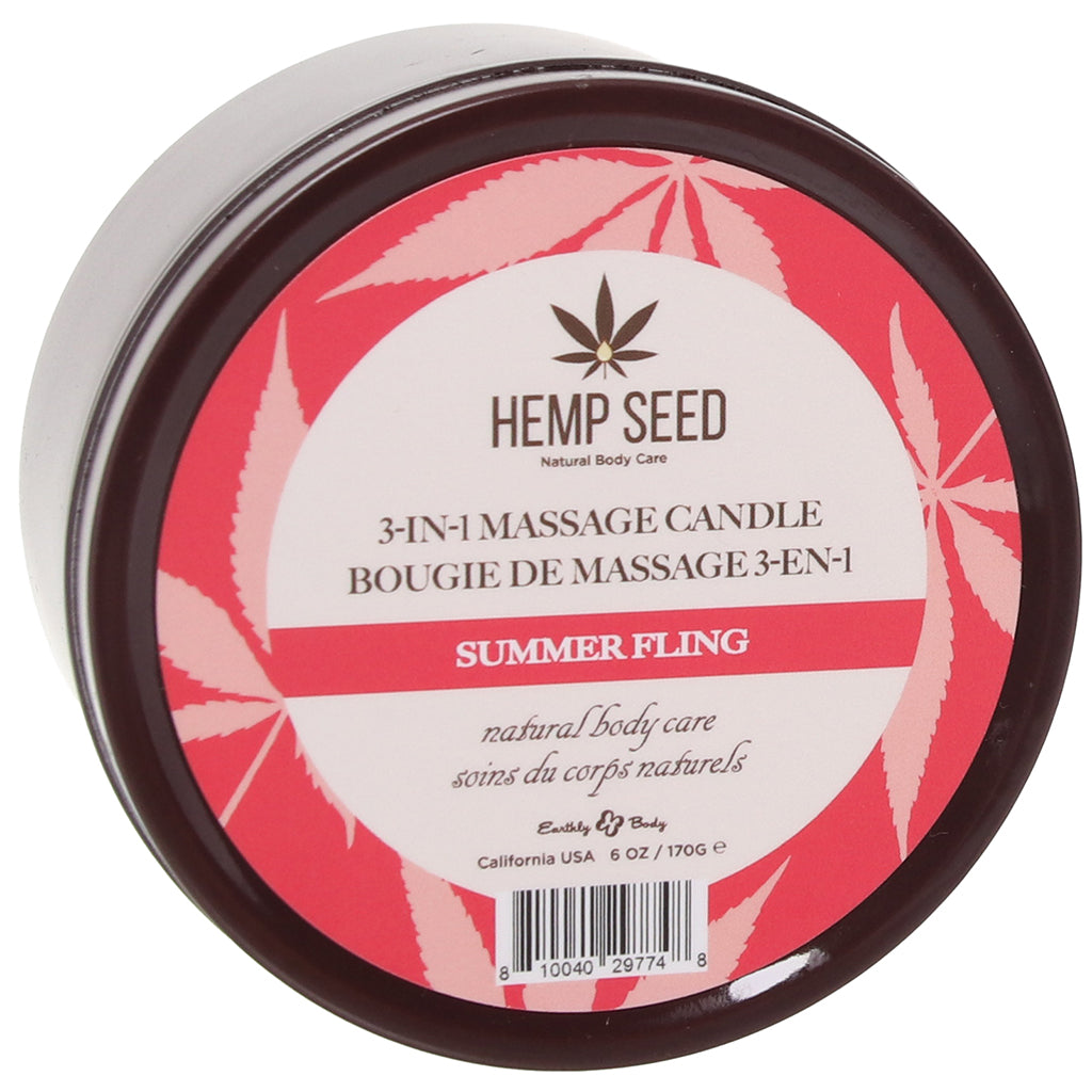 3-in-1 Massage Candle 6oz/170g in Summer Fling Lubes and Lotions > Erotic Massage Oils - Tophatter Daily Deals