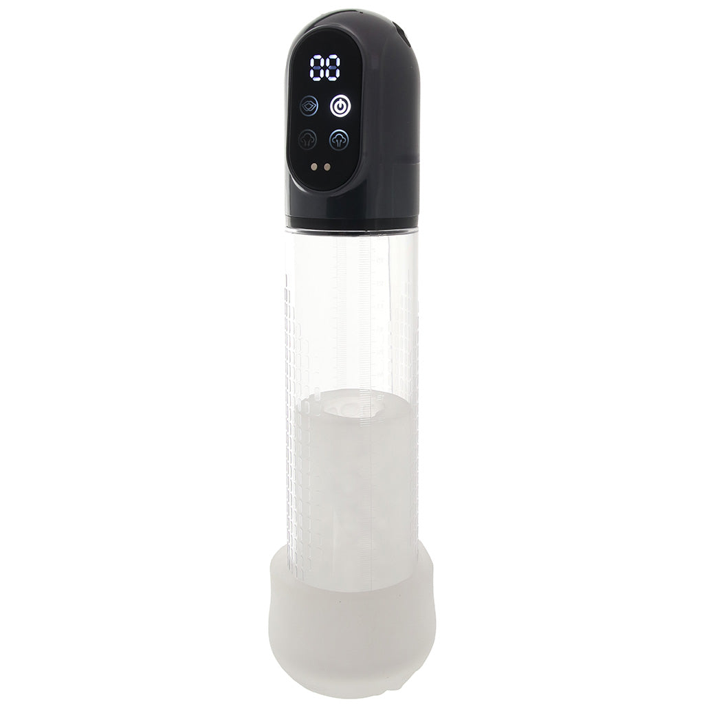Pumped Engage Penis Pump and Masturbator - Tophatter's Adult Sex Toys Online Male Masturbators > Self-Contained Strokers - Tophatter Daily Deals