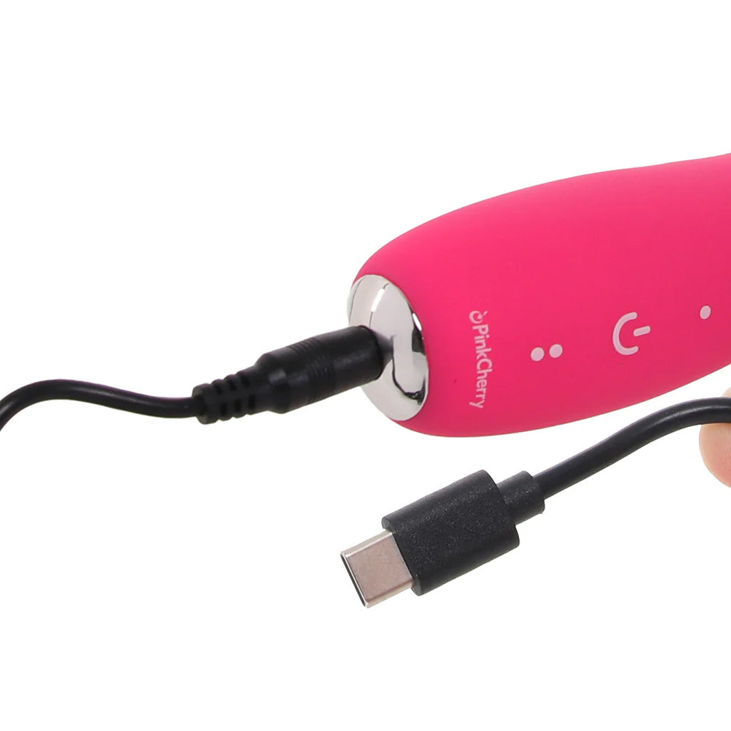 PinkCherry G-Spot Slim Rabbit Vibe in Pink Vibrators > Rabbit Vibrators - Tophatter Daily Deals