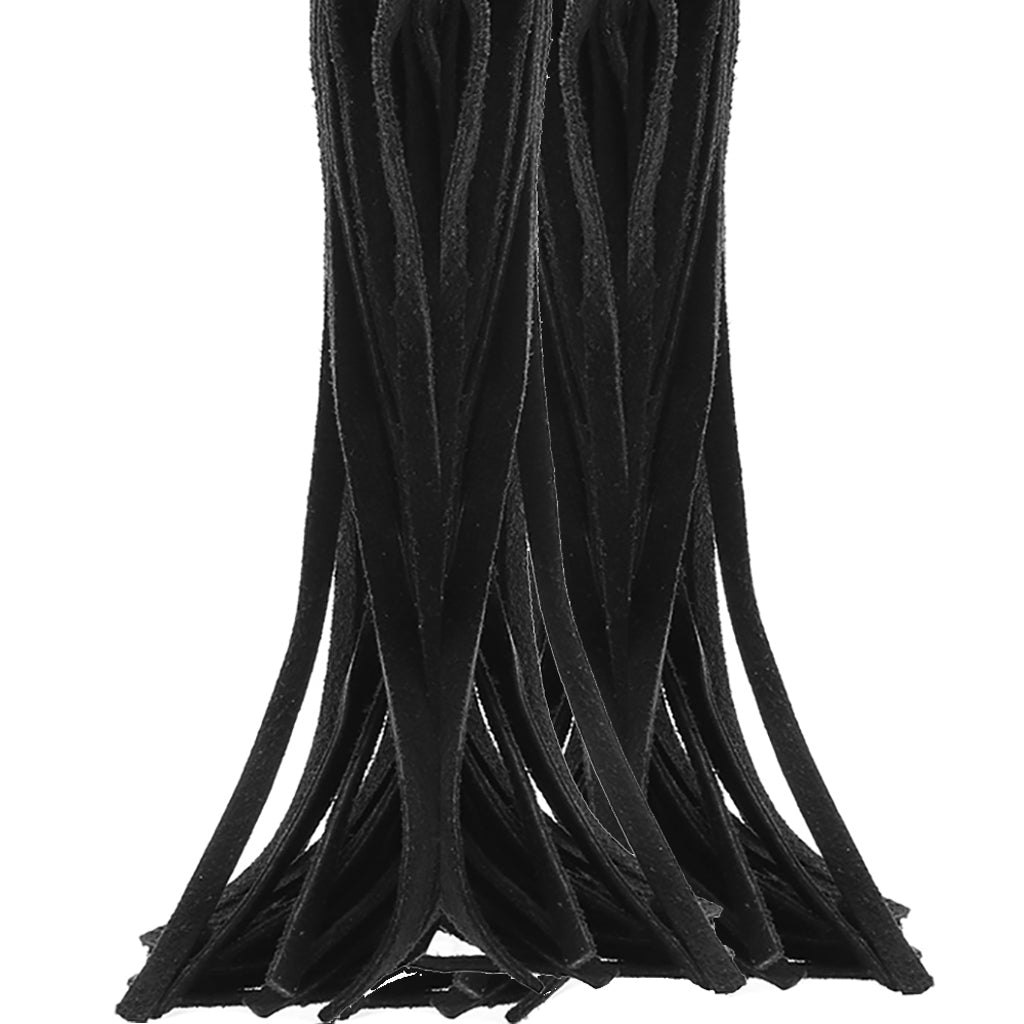 Long Suede Flogger in Black Bondage and Fetish > Whips and Crops - Tophatter Daily Deals
