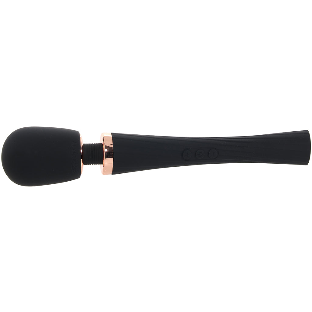 PinkCherry Luxury Slim Rechargeable Wand in Black - Tophatter's Adult Sex Toys Online Vibrators > Wands - Tophatter Daily Deals