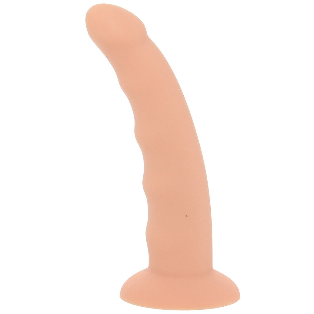 PinkCherry Premium 6.5 Inch Light Silicone Wavy Dildo - Tophatter's Adult Sex Toys Online Dildo Sex Toys > G-Spot Dildos - Tophatter Daily Deals