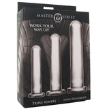 Master Series Triple Towers Dilator Set Kegel, Ben Wa and Pelvic Health Tools - Tophatter Daily Deals