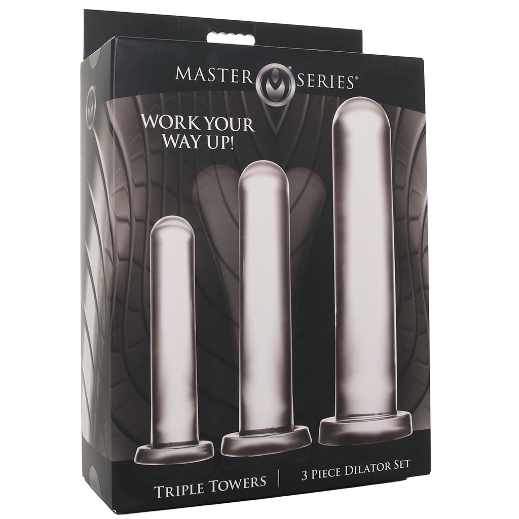 Master Series Triple Towers Dilator Set Kegel, Ben Wa and Pelvic Health Tools - Tophatter Daily Deals