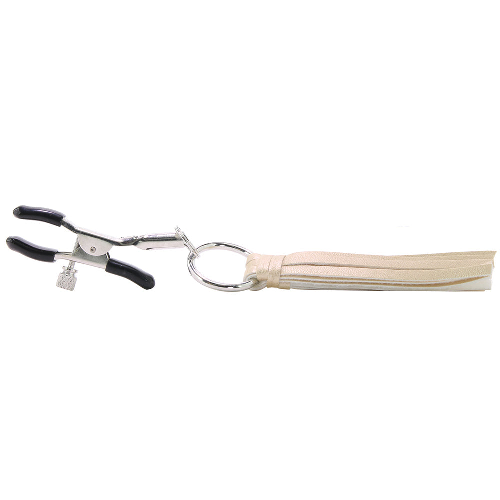 Playful Tassels Nipple Clamps in Gold Bondage and Fetish > Nipple Stimulators & Clamps - Tophatter Daily Deals