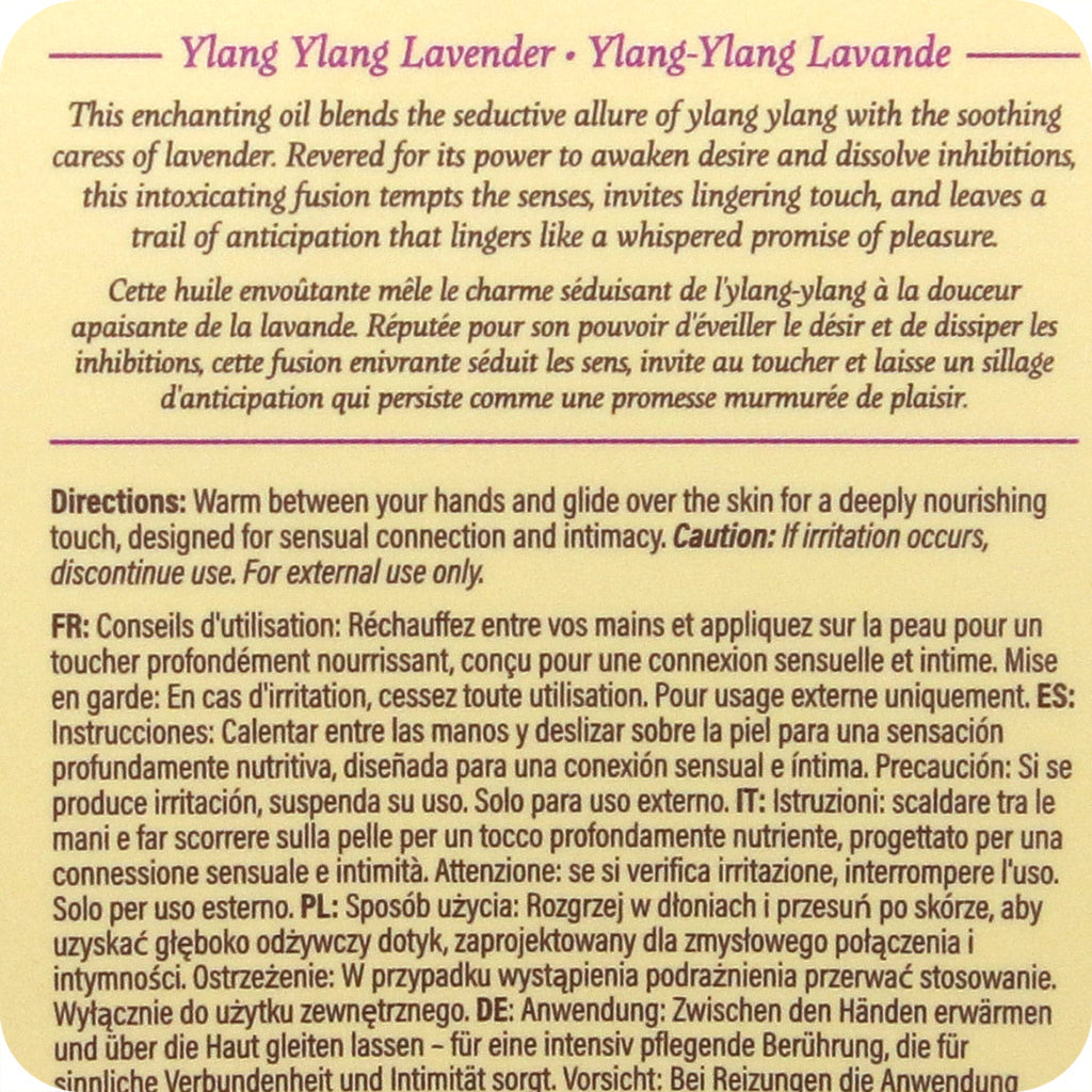 At Night Massage Oil 8.4oz/250ml in Ylang-Ylang Lavender Lubes and Lotions > Erotic Massage Oils - Tophatter Daily Deals