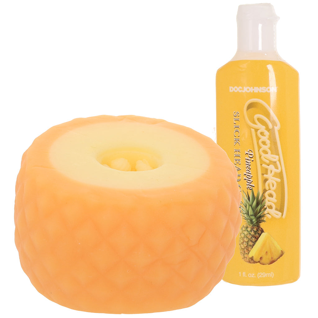 GoodHead Pineapple Blowjob Set Lubes and Lotions > Flavored Sex Lubes - Tophatter Daily Deals