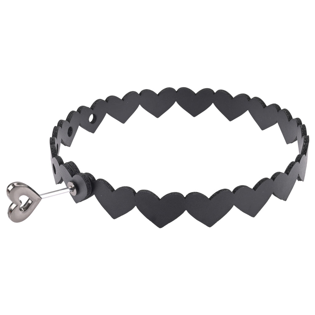 Sex & Mischief Heart Day Collar Bondage and Fetish > Leashes and Collars - Tophatter Daily Deals