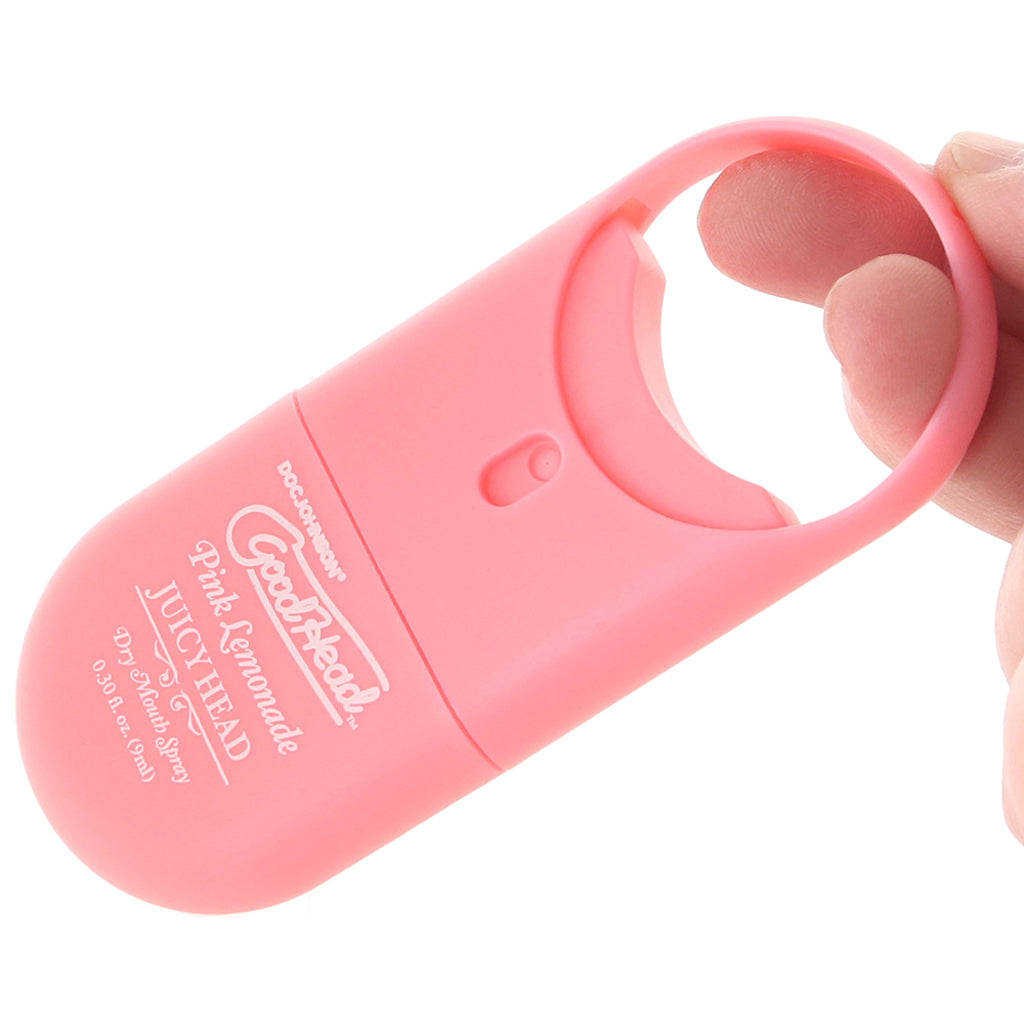 GoodHead Juicy Head Dry Mouth Spray To-Go in Pink Lemonade Lubes and Lotions > Flavored Sex Lubes - Tophatter Daily Deals