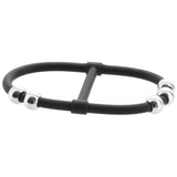 Steel Beaded Dual Silicone Maximizer - Tophatter's Adult Products Cock Rings - Tophatter Daily Deals