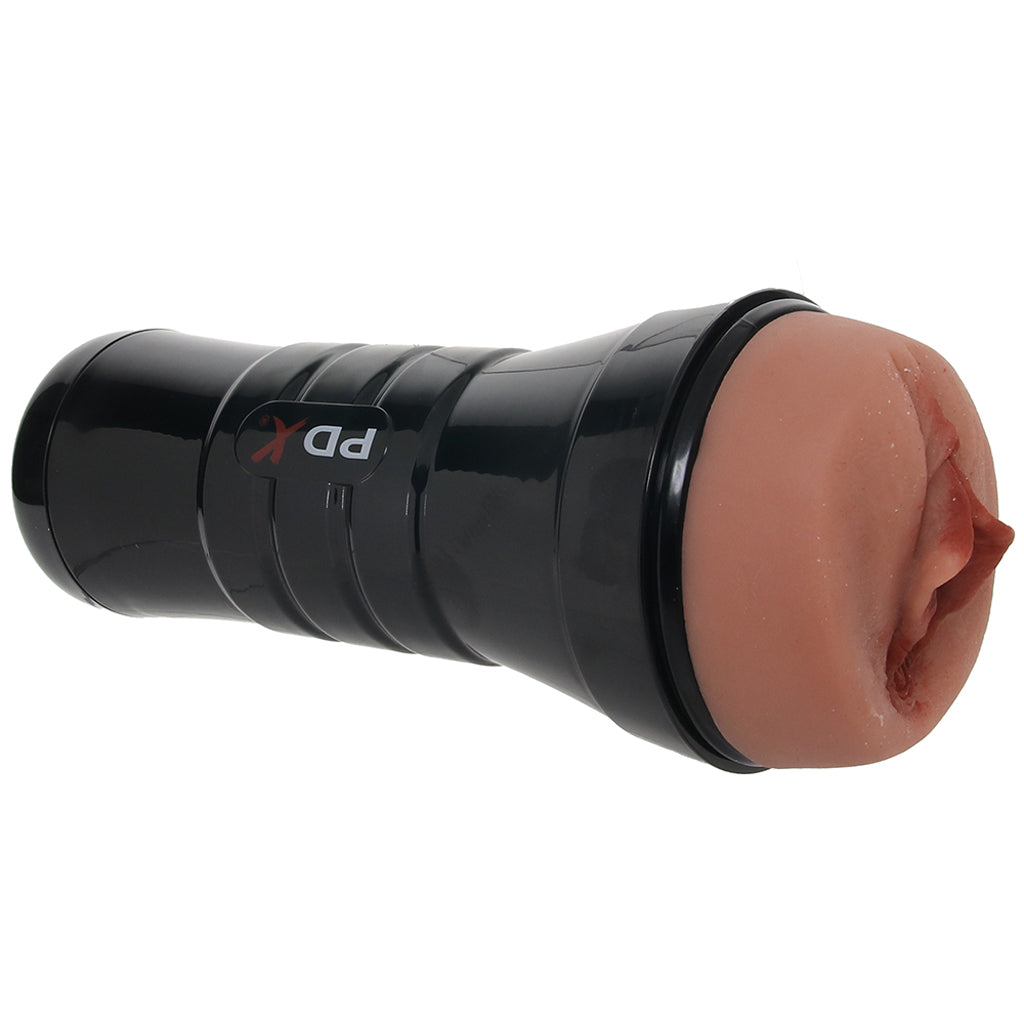 PDX Wet Pussies Super Luscious XXL Stroker in Brown - Tophatter's Adult Sex Toys Online Male Masturbators > Pocket Strokers - Tophatter Daily Deals