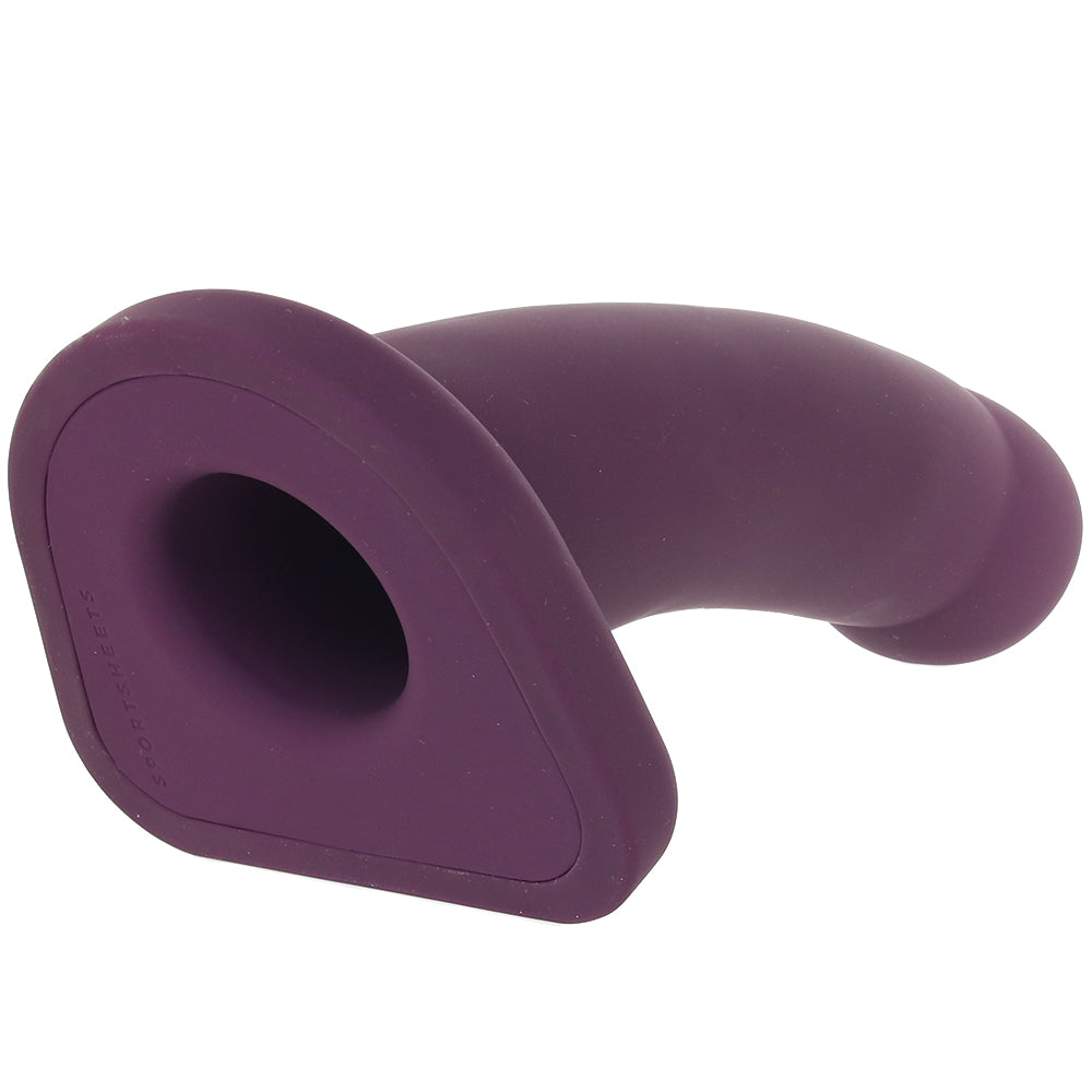 Banx 8 Inch Hollow Silicone Dildo in Plum - Tophatter's Vibrator Deals Online Dildo Sex Toys > G-Spot Dildos - Tophatter Daily Deals