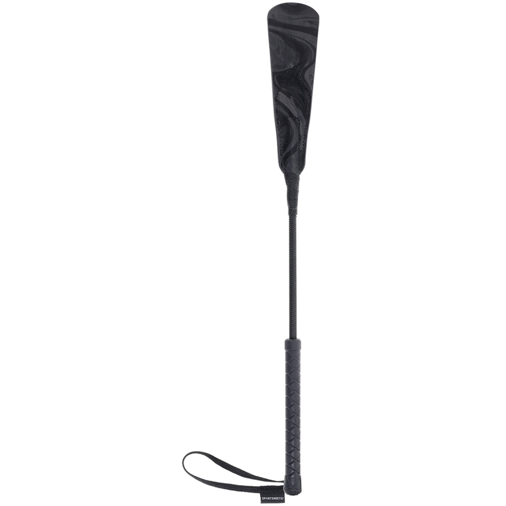 Velvet Noir Strike Riding Crop - Tophatter's Adult Sex Toys Online Bondage and Fetish > Whips and Crops - Tophatter Daily Deals