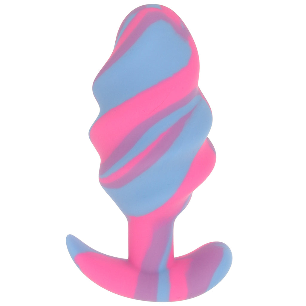 Creature Cocks Unicorn Swirl Silicone Butt Plug in Large Anal Sex Toys > Butt Plugs - Tophatter Daily Deals