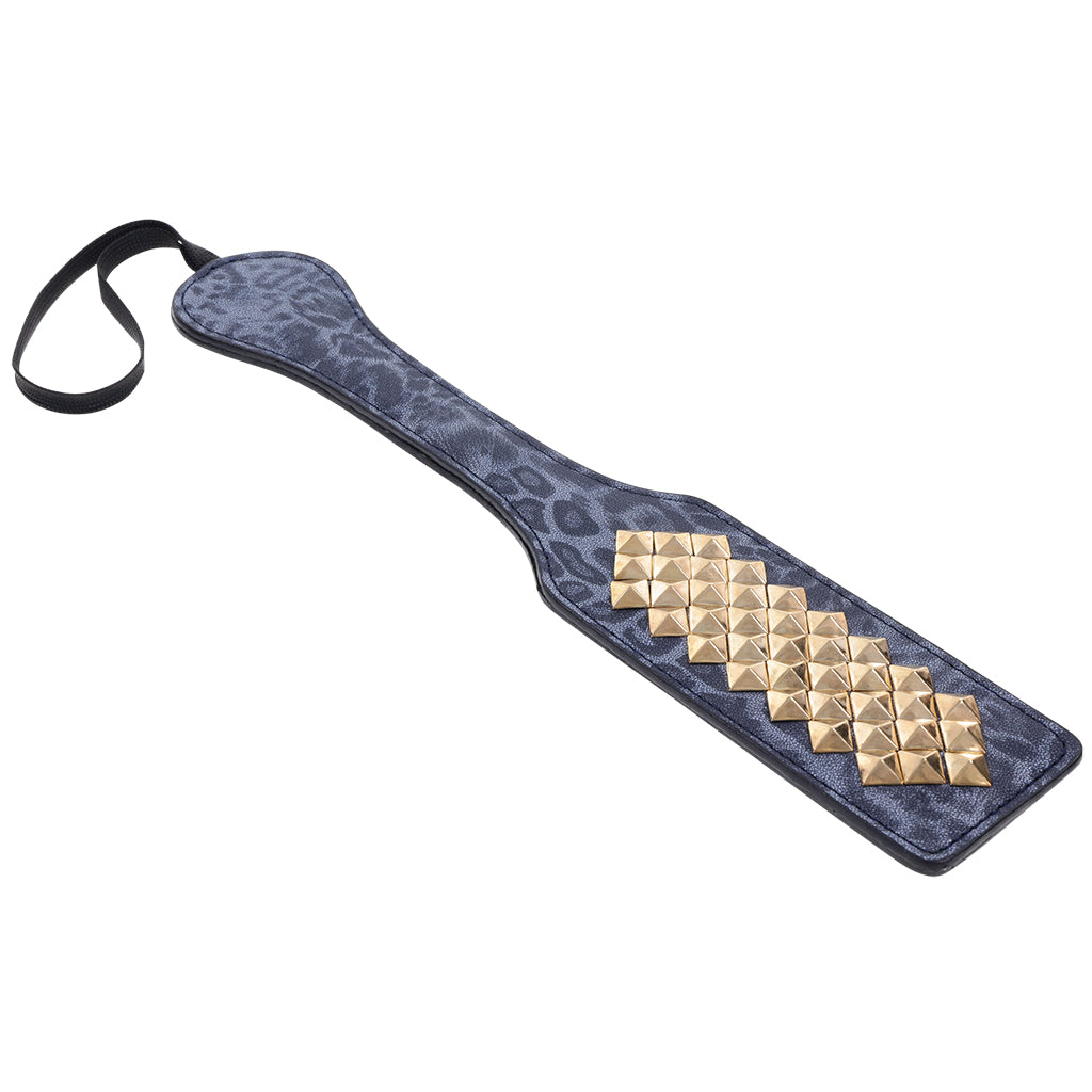 Sex & Mischief Cougar Studded Paddle Bondage and Fetish > Whips and Crops - Tophatter Daily Deals