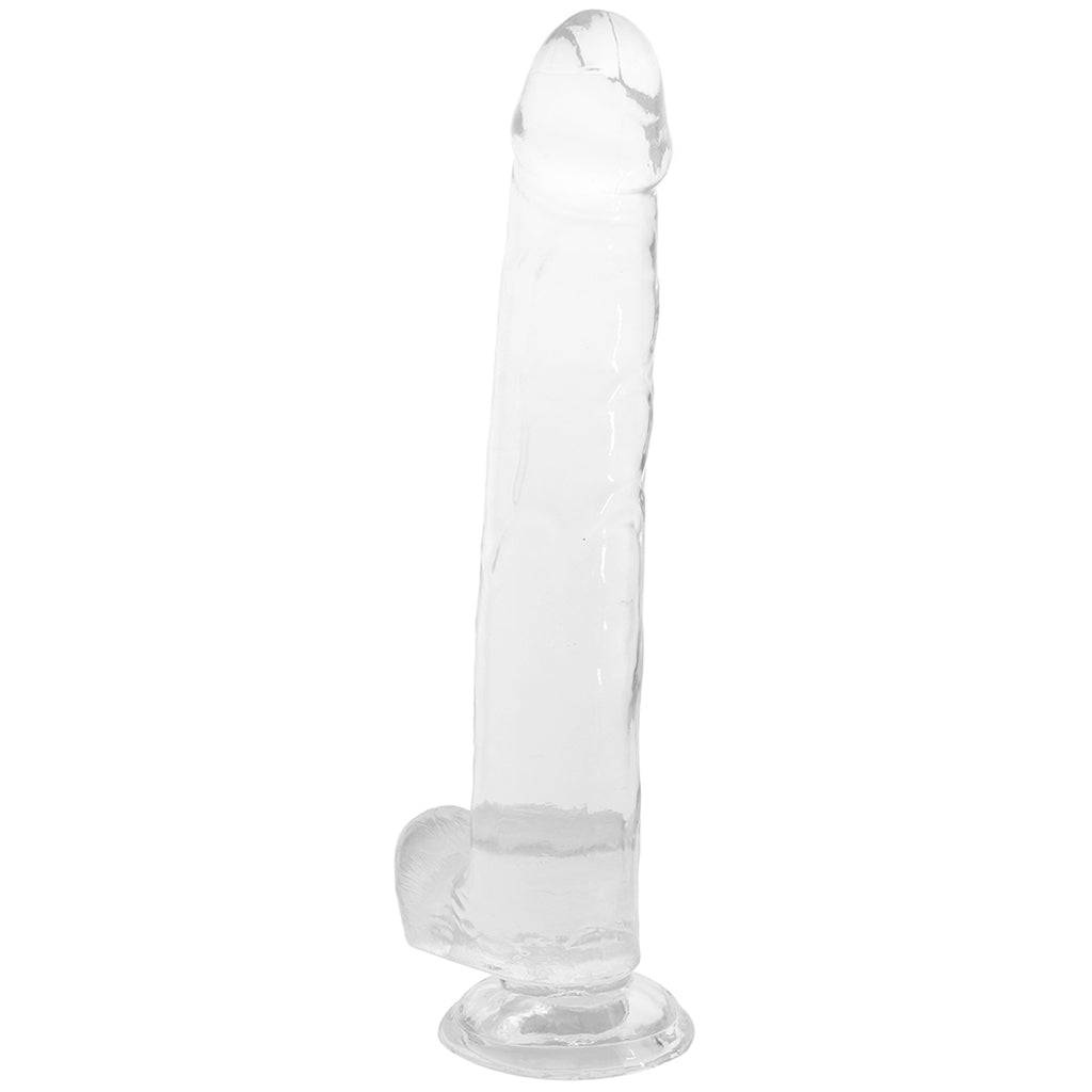 Size Queen 10 Inch Jelly Dildo in Clear - Tophatter's Adult Products Dildo Sex Toys > Realistic Dildos - Tophatter Daily Deals