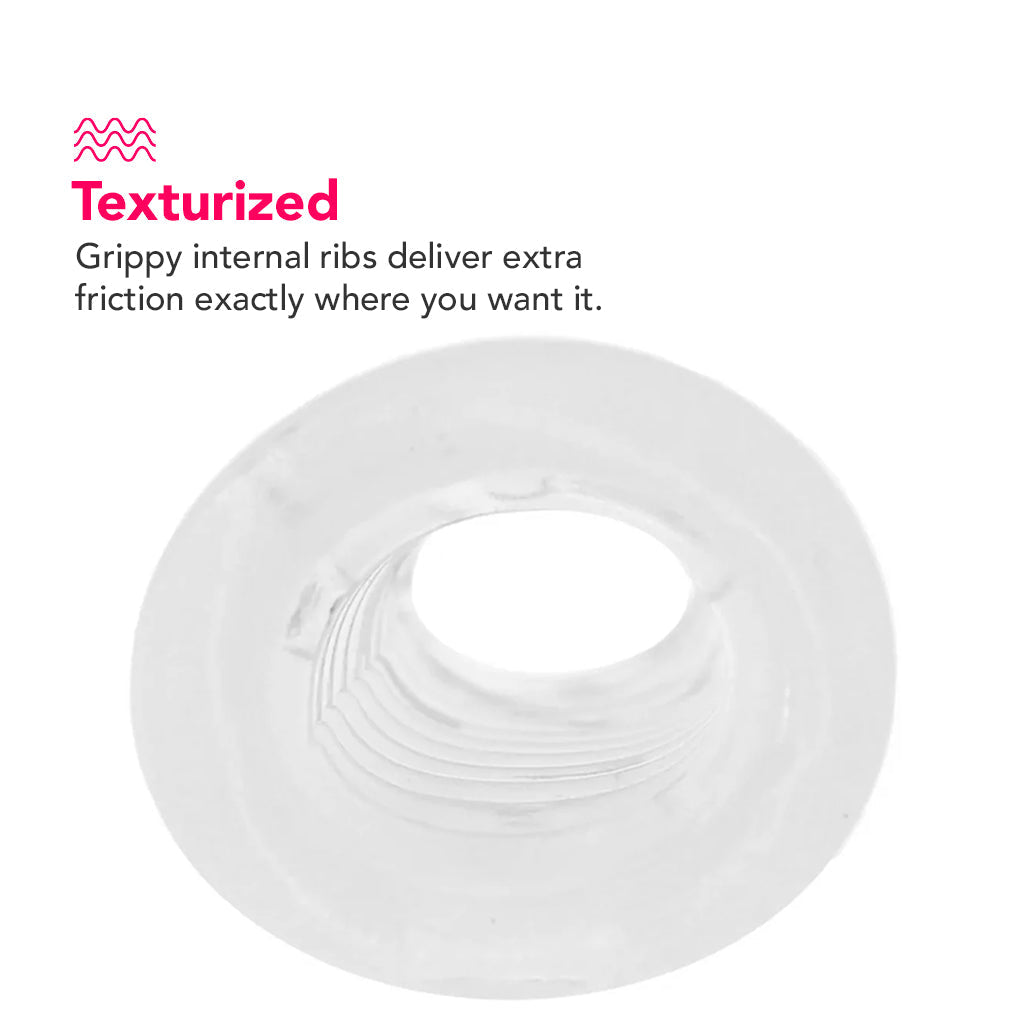 Rize Ribz Self Lubricating Stroker in Glow in the Dark Male Masturbators > Pocket Strokers - Tophatter Daily Deals