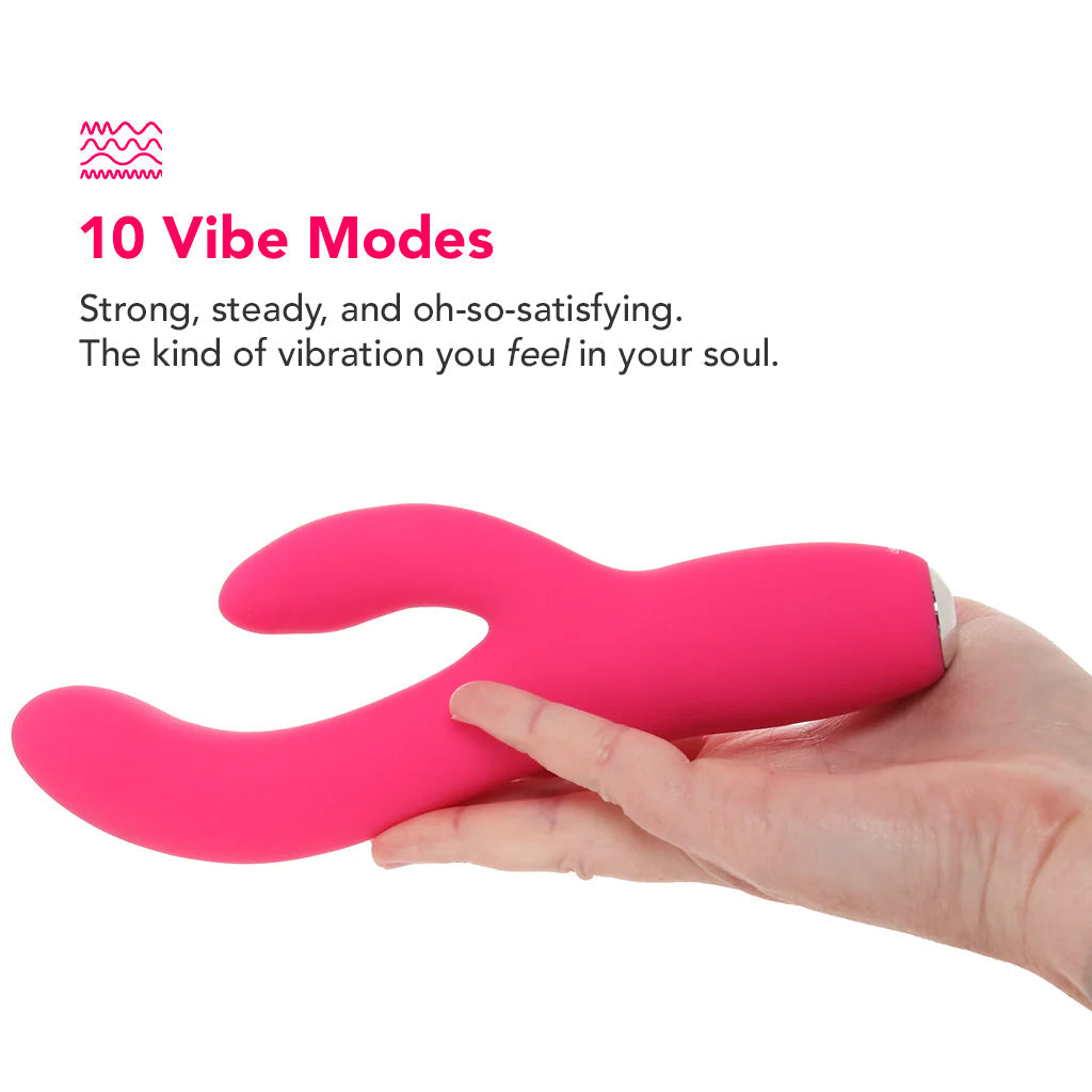 PinkCherry G-Spot Slim Rabbit Vibe in Pink Vibrators > Rabbit Vibrators - Tophatter Daily Deals