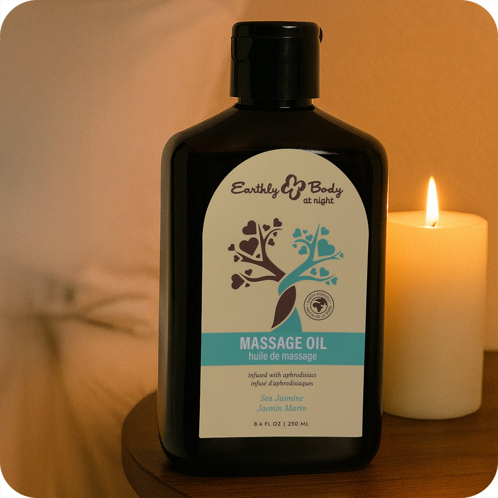 At Night Massage Oil 8.4oz/250ml in Sea Jasmine - Tophatter's Adult Sex Toys Online Lubes and Lotions > Erotic Massage Oils - Tophatter Daily Deals