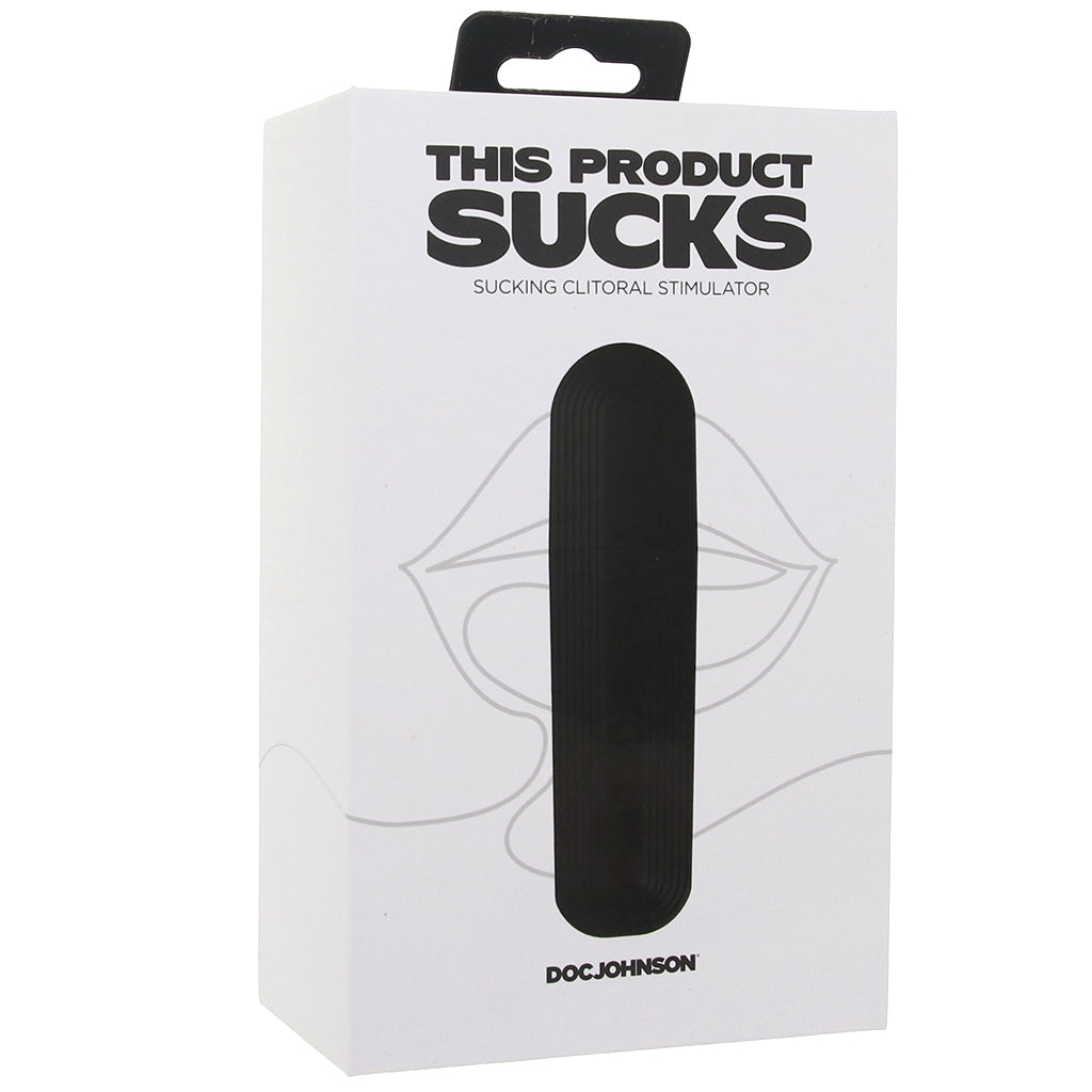 This Product Sucks Sucking Clitoral Stimulator in Black Vibrators > Clitoral Suction & Stimulation - Tophatter Daily Deals