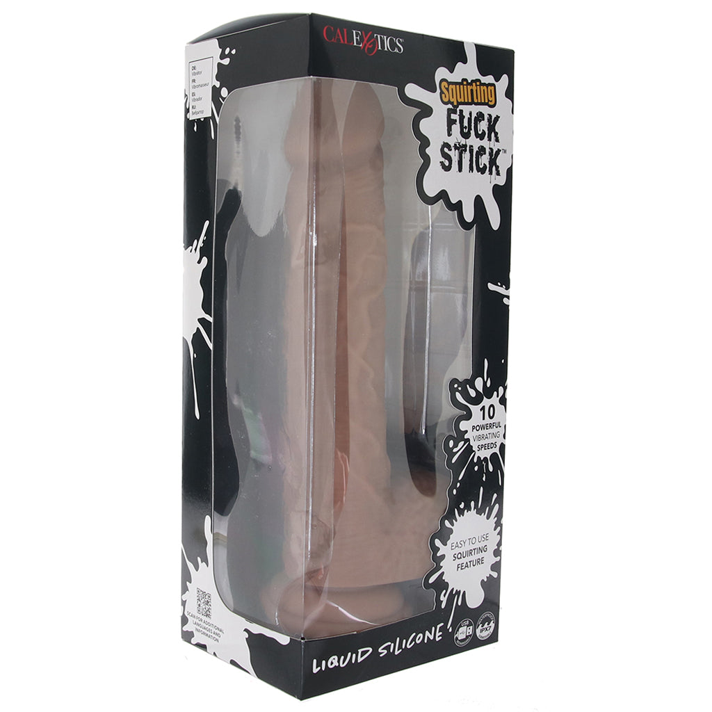 Squirting F**k Stick Vibe in Brown Vibrators > Realistic Vibrator Dildos - Tophatter Daily Deals