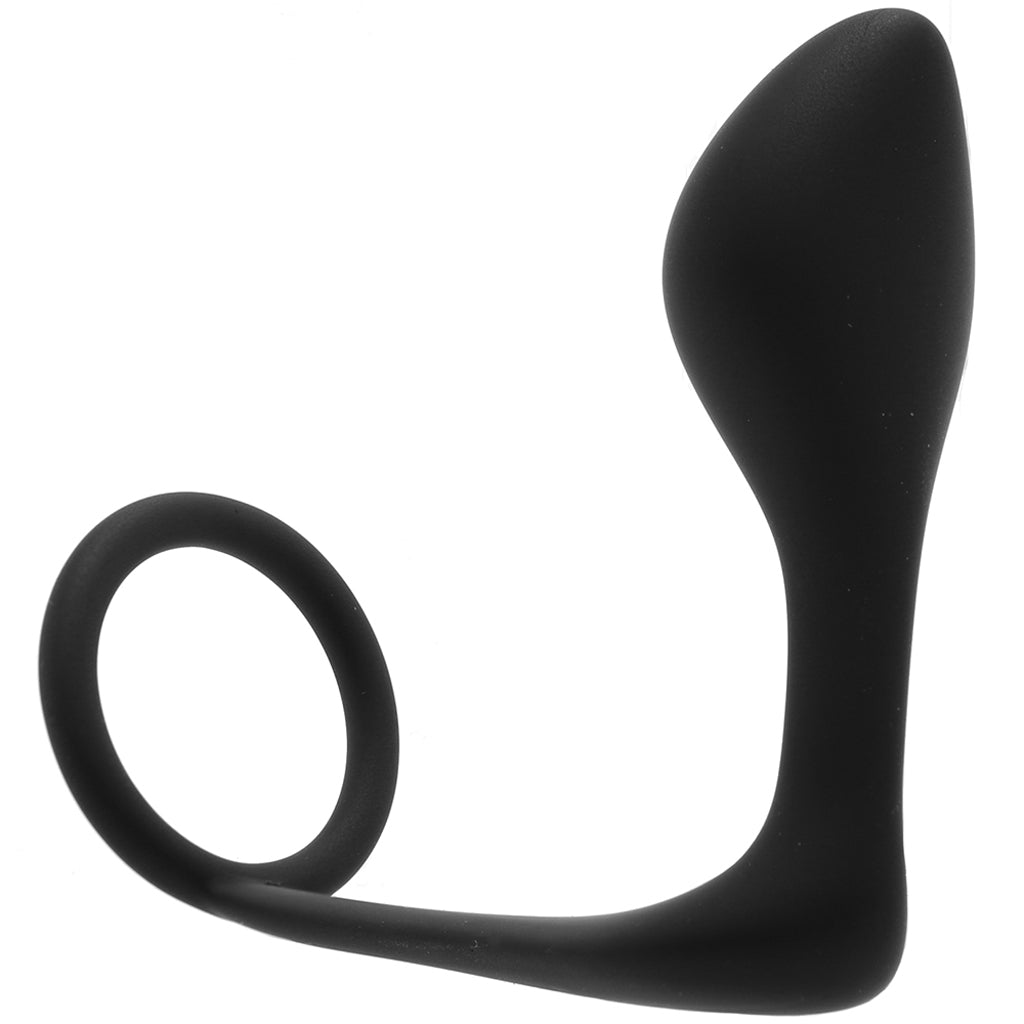 Cock Ring with P-Spot Plug - Tophatter's Adult Products Anal Sex Toys > Prostate Massagers - Tophatter Daily Deals