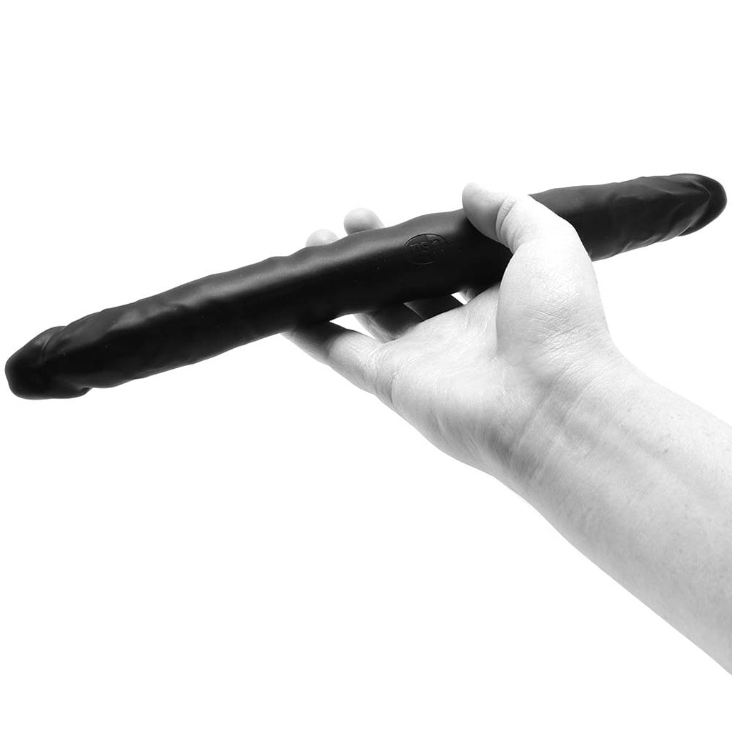Colours Double Pleasure 12 Inch Dildo in Black - Tophatter's Adult Products Dildo Sex Toys > Double Ended Dildos - Tophatter Daily Deals
