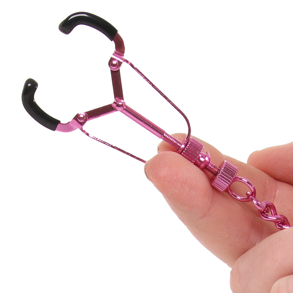 Ouch! Helix Nipple Clamps in Pink Bondage and Fetish > Nipple Stimulators & Clamps - Tophatter Daily Deals