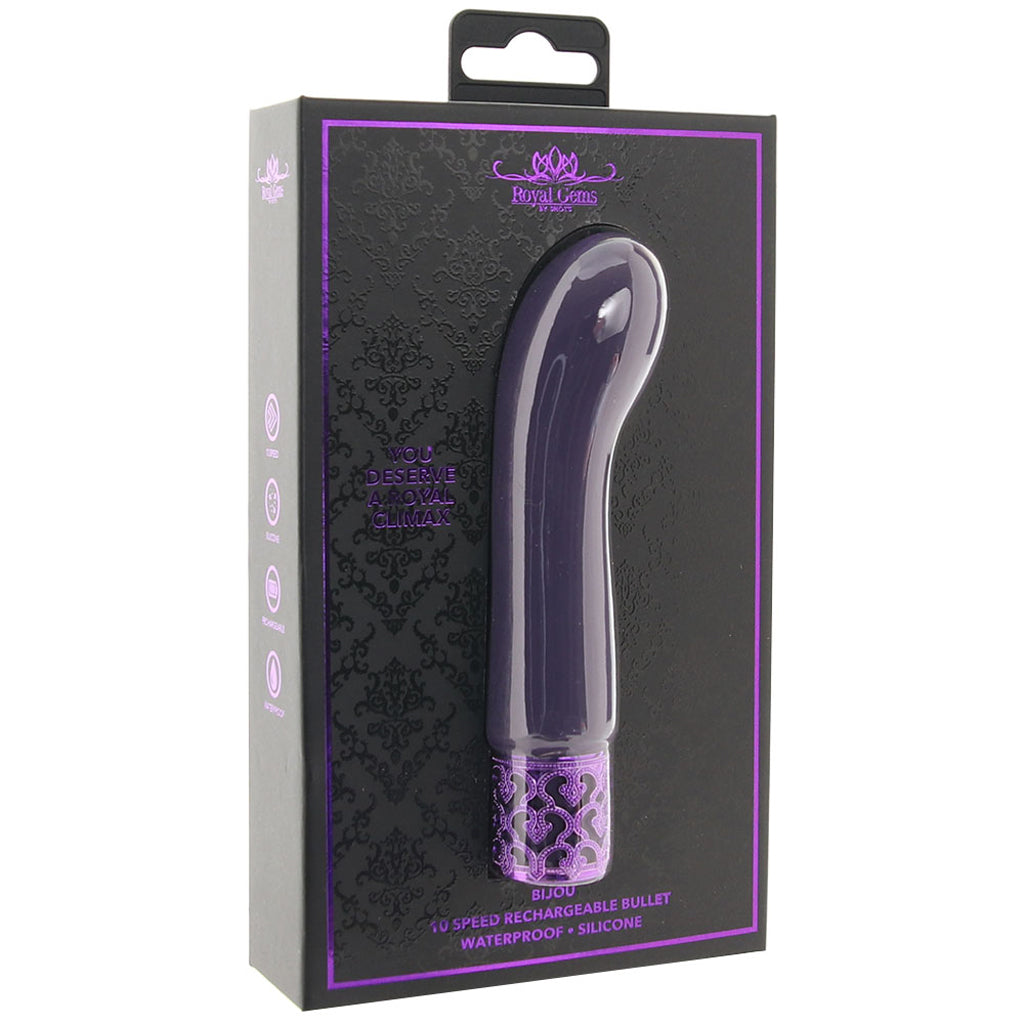 Royal Gems Bijou Bullet Vibe in Purple Vibrators > Bullet and Egg Vibrators - Tophatter Daily Deals