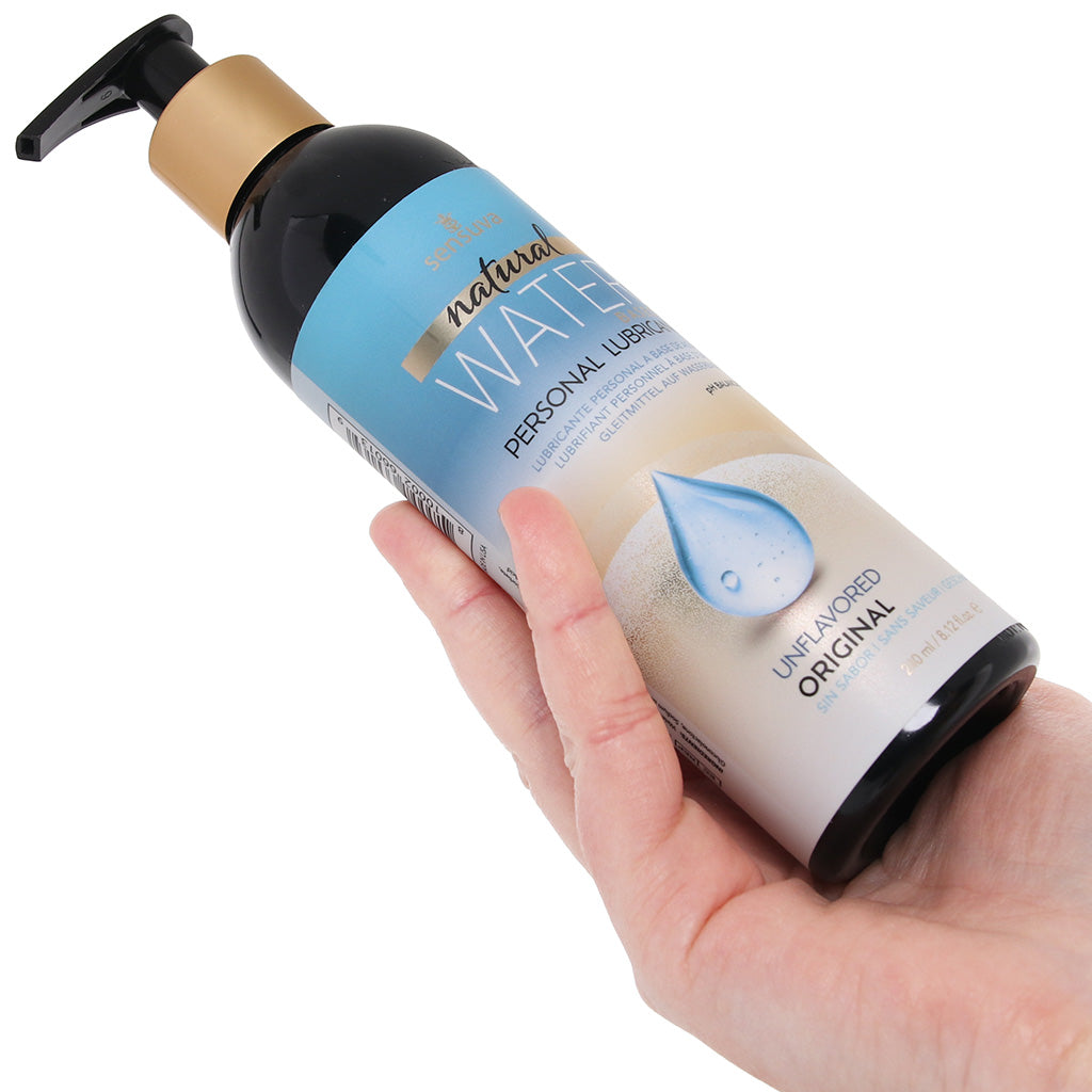 Natural Water Based Lube in 8.12oz/240ml Lubes and Lotions > Water Based Sex Lubes - Tophatter Daily Deals
