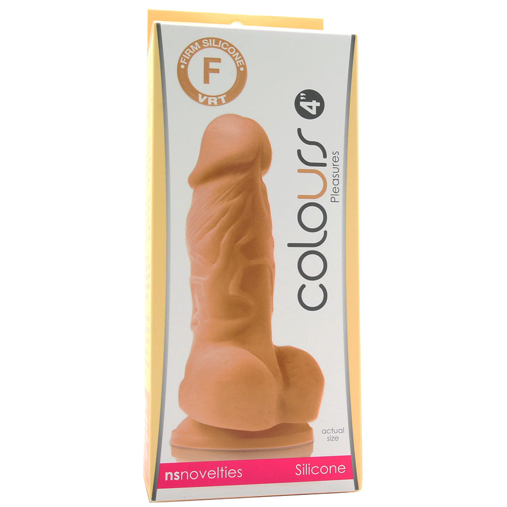 Colours Pleasures 4" Silicone Dildo in Cream - Tophatter's Adult Products Dildo Sex Toys > Realistic Dildos - Tophatter Daily Deals