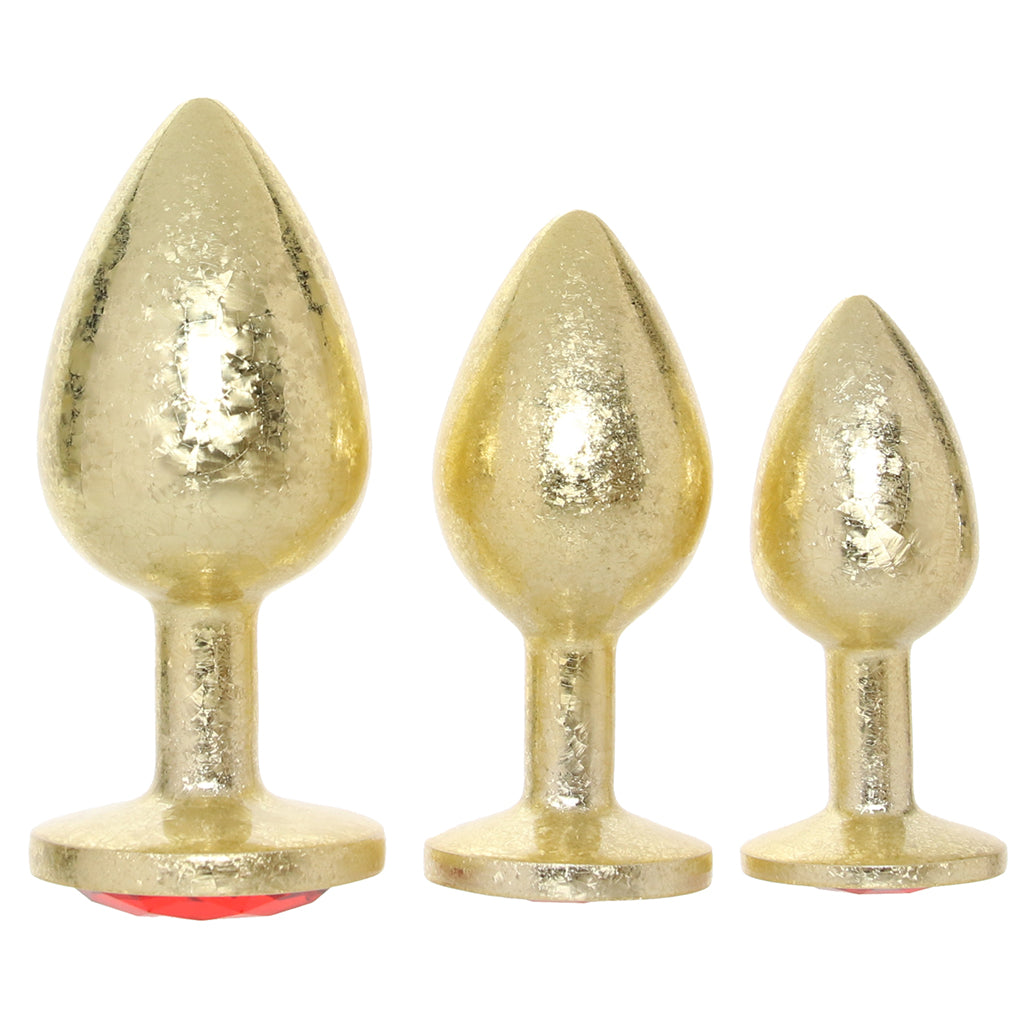 Ouch! Milan Collection Metal Anal Plug Set Anal Sex Toys > Butt Plugs - Tophatter Daily Deals